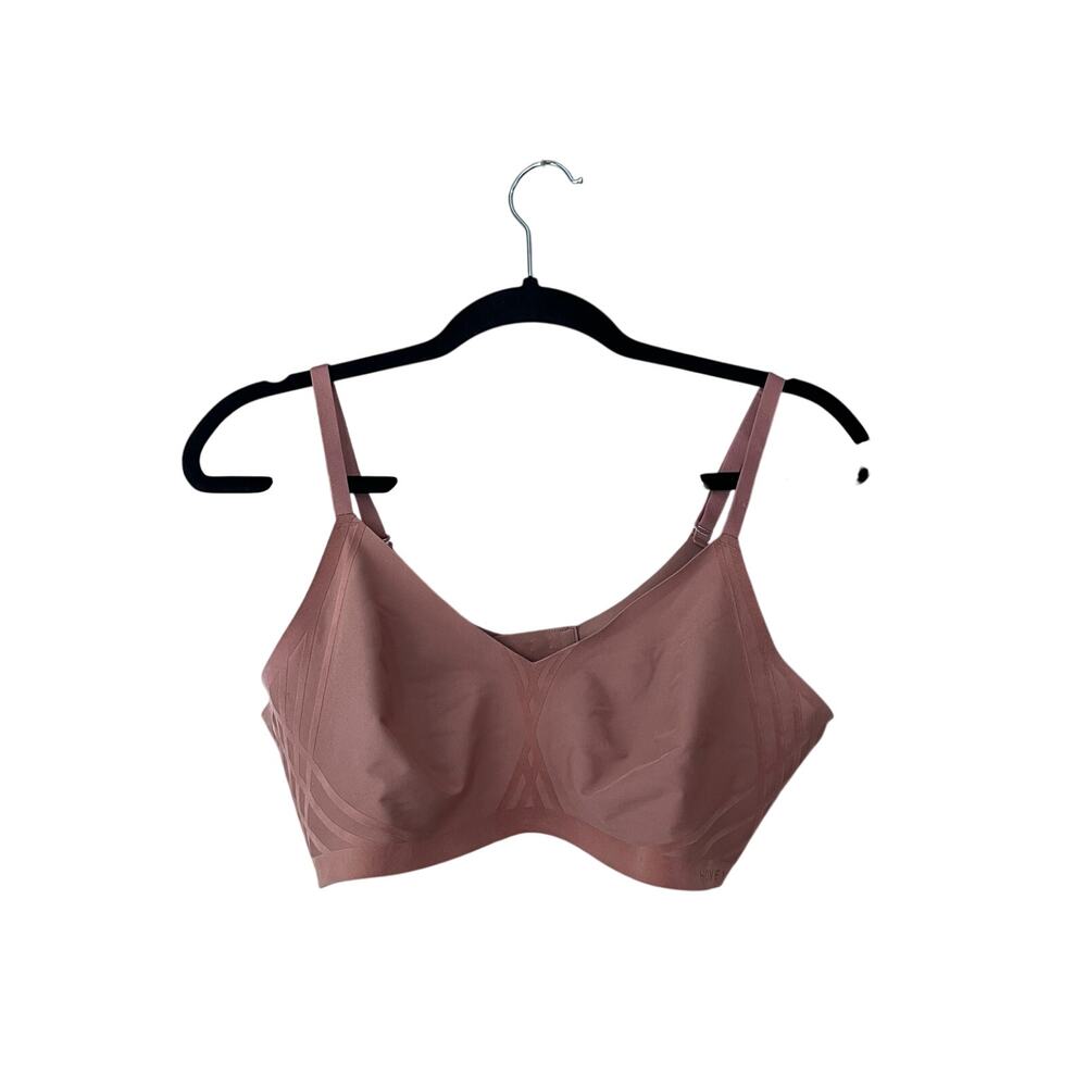 Honeylove Silhouette Bra Wireless Large Tan Beige Sand T Shirt Smooth